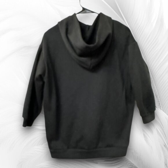 SHEIN Teen Black Zip-Up Hoodie for Kids Size 8–9 Y - Picture 2 of 5